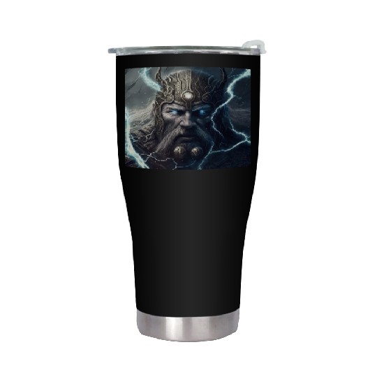 Portrait of Thor Stainless Steel Tumblers