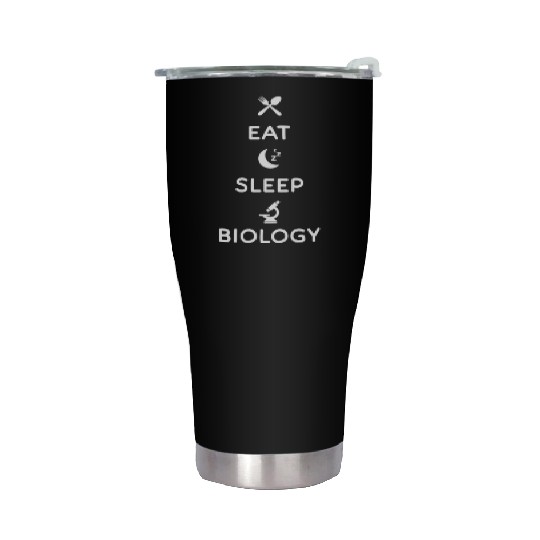Eat Sleep Biology Stainless Steel Tumblers
