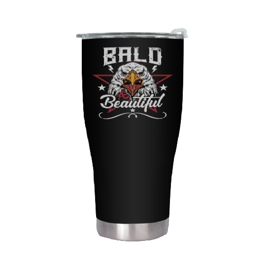Bald and Beautiful Stainless Steel Tumblers