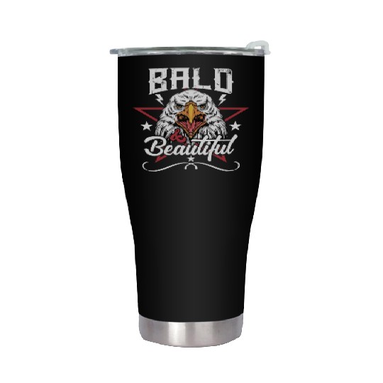 Bald and Beautiful Stainless Steel Tumblers