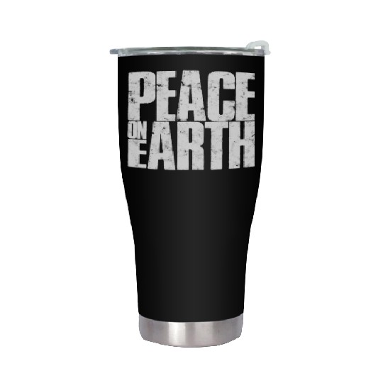 Peace on Earth - peace Stainless Steel Tumblers
