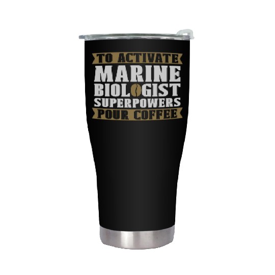 Marine Biology To Activate Marine Science Animals Stainless Steel Tumblers