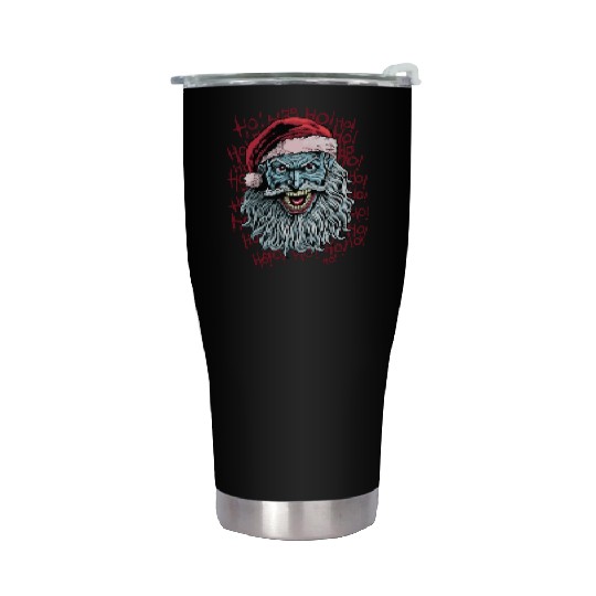 bad santa Stainless Steel Tumblers