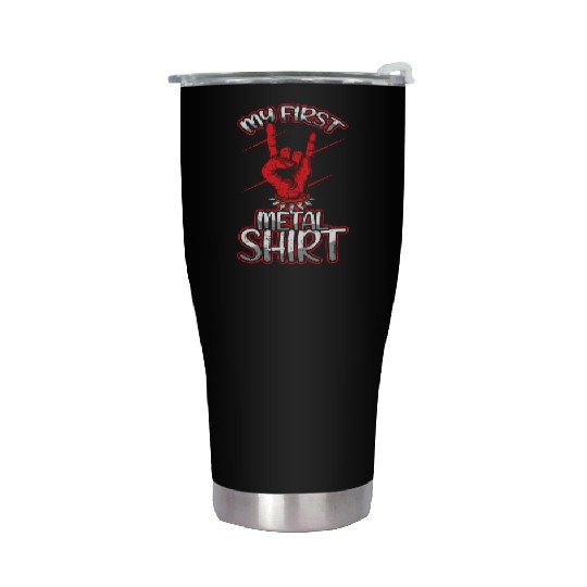 Metal Kid Rocker Sign Rock Hand First Metal Stainless Steel Tumblers
