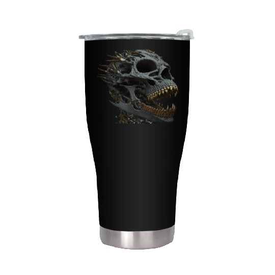 Skull Bling Stainless Steel Tumblers