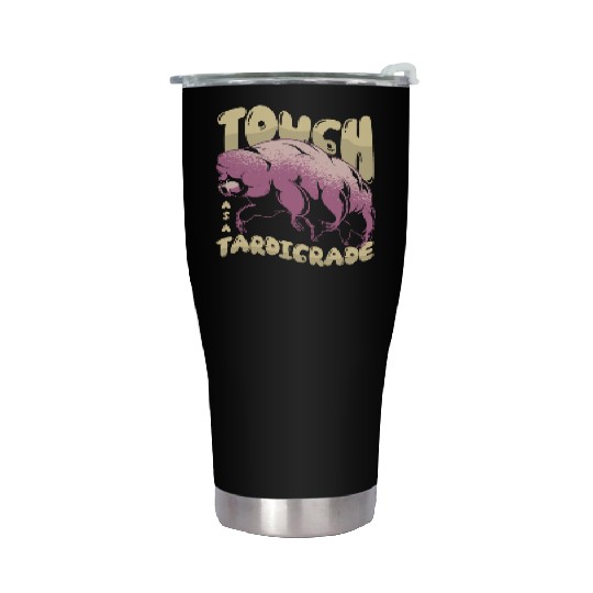 Tough As Tardigrade Science Lover Tardigrade Stainless Steel Tumblers