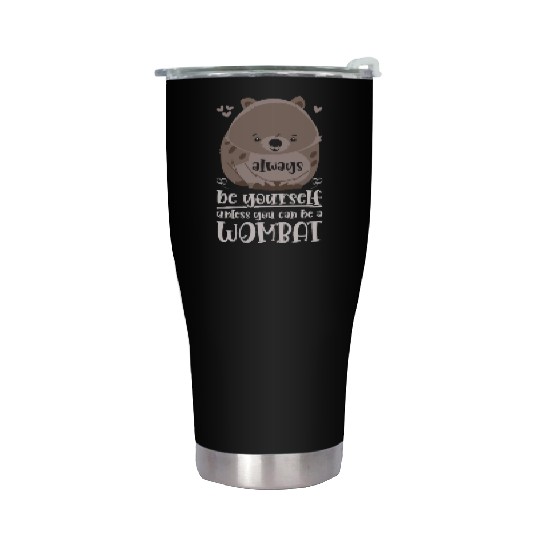 Combat Wombat For A Wombats Lover Stainless Steel Tumblers