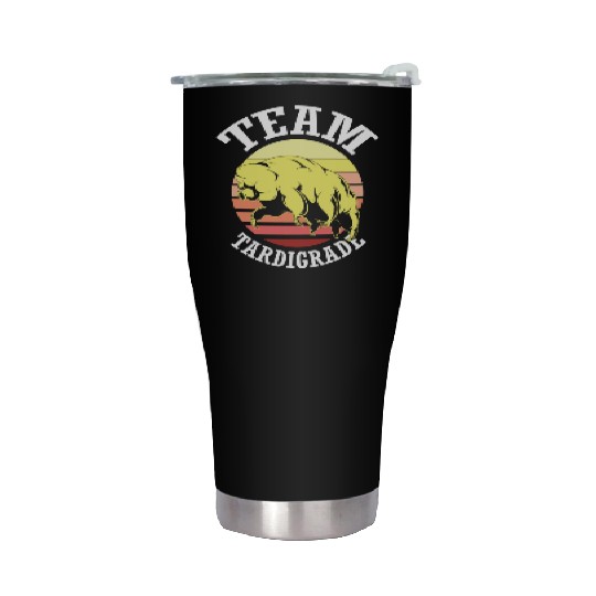 Team Tardigrade Moss Piglet Science Tardigrade Stainless Steel Tumblers