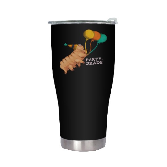 Party-Grade Moss Piglet Science Lover Tardigrade Stainless Steel Tumblers