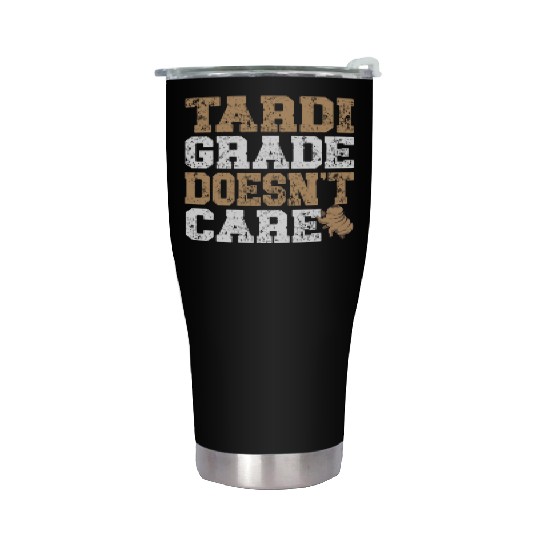 Tardigrade Doesn't Care Science Lover Tardigrade Stainless Steel Tumblers