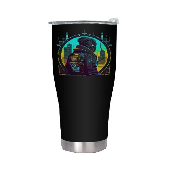 Sci-fi character Stainless Steel Tumblers