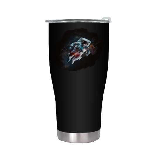 Astronaut Cosmonaut Sci-Fi character Stainless Steel Tumblers