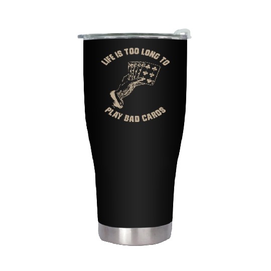 Poker Casino Poker Player Gambling Roulette Stainless Steel Tumblers