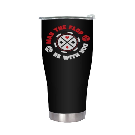 Poker Casino Poker Player Gambling Roulette Stainless Steel Tumblers