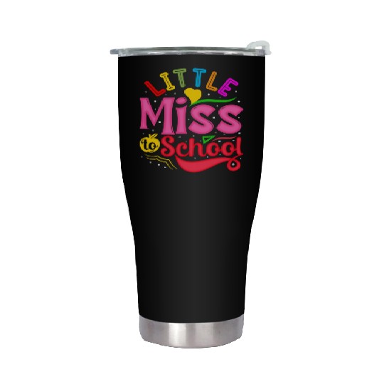 Little Miss Back To School Stainless Steel Tumblers