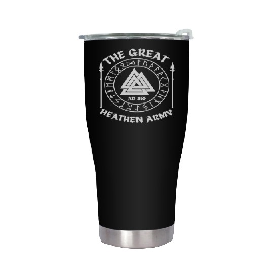 THE GREAT HEATHEN ARMY AD865-ENGLAND Stainless Steel Tumblers