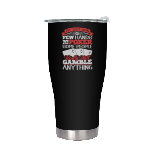 Poker Casino Poker Player Gambling Roulette Gift Stainless Steel Tumblers