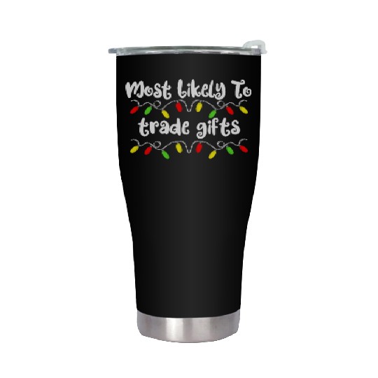 Most Likely To Christmas Trade Gifts Christmas Stainless Steel Tumblers