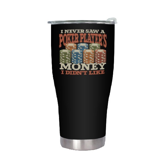 Poker Casino Poker Player Gambling Roulette Stainless Steel Tumblers