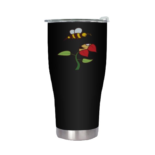 bee flower amazon Stainless Steel Tumblers