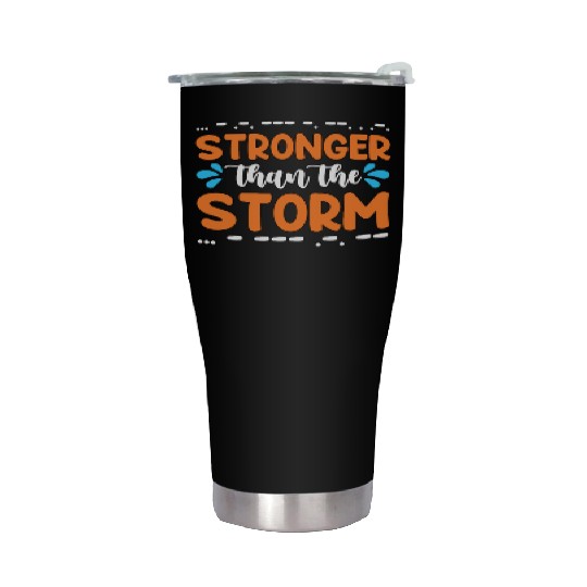 Ham Radio Stronger Than The Storm Radio Operator Stainless Steel Tumblers