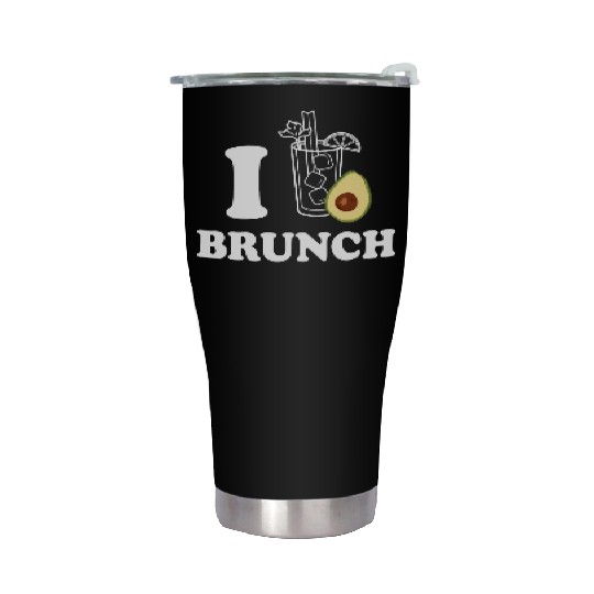 i love avocado brunch Stainless Steel Tumblers