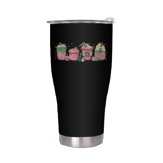 Hot Chocolate Cup Peppermint Mocha Stainless Steel Tumblers