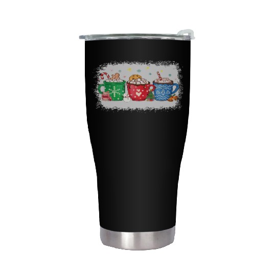 Christmas Hot Chocolate Peppermint Mocha Stainless Steel Tumblers