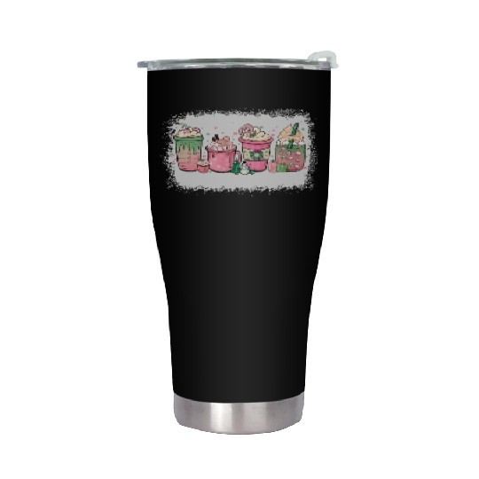 Hot Chocolate Cup Peppermint Mocha Stainless Steel Tumblers