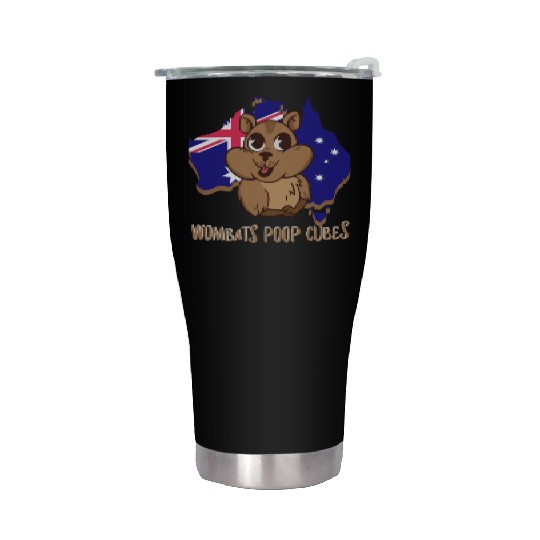 Wombats Poop Cubes For A Wombat Lover Stainless Steel Tumblers