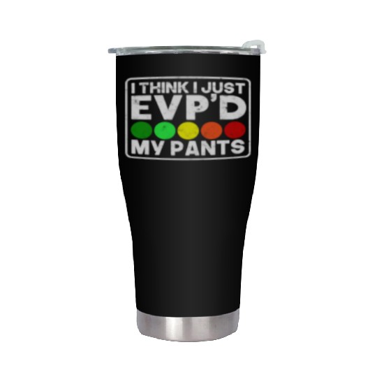 I think I just EVP'D my pants - supernatural Stainless Steel Tumblers