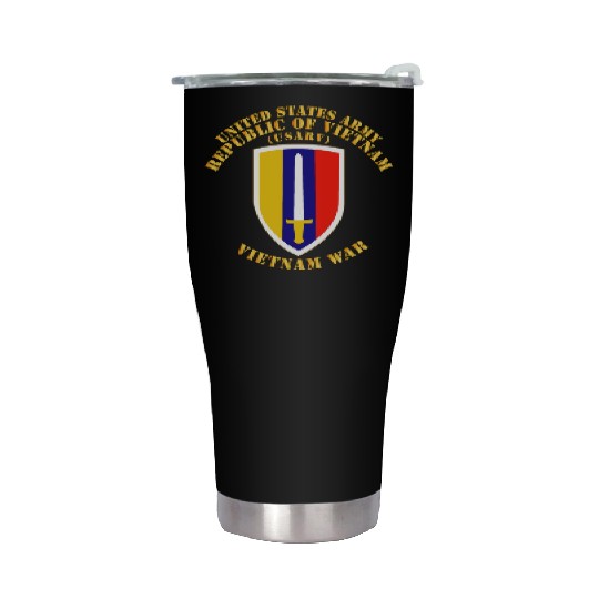 Army US Army Vietnam USARV Vietnam War Stainless Steel Tumblers