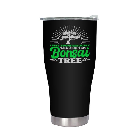 Bonsai Tree Owner Gift Bonsai Tree Gardening Stainless Steel Tumblers