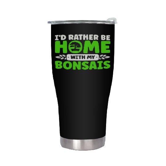 Bonsai Tree Owner Gift Bonsai Tree Gardening Stainless Steel Tumblers
