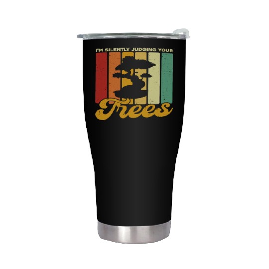 Bonsai Tree Owner Gift Bonsai Tree Gardening Stainless Steel Tumblers