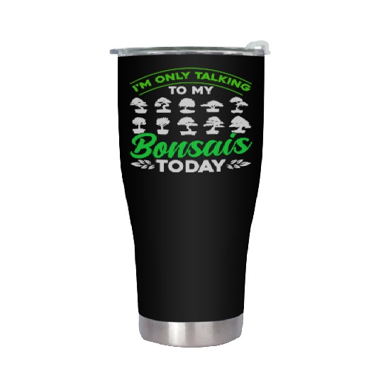 Bonsai Tree Owner Gift Bonsai Tree Gardening Stainless Steel Tumblers