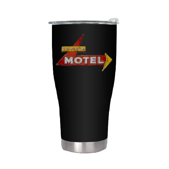 La Mesa Motel Route 66 Santa Rosa New Mexico Stainless Steel Tumblers