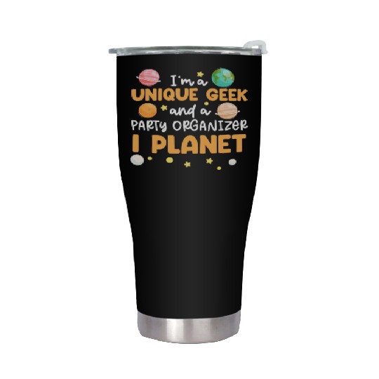 Science Theme Birthday Party Astronomy Astronaut Stainless Steel Tumblers