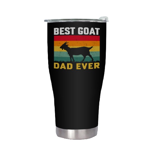 Best Goat Dad Ever Stainless Steel Tumblers