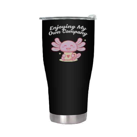 Enjoying My Own Company Sarcastic Introvert Sarcas Stainless Steel Tumblers