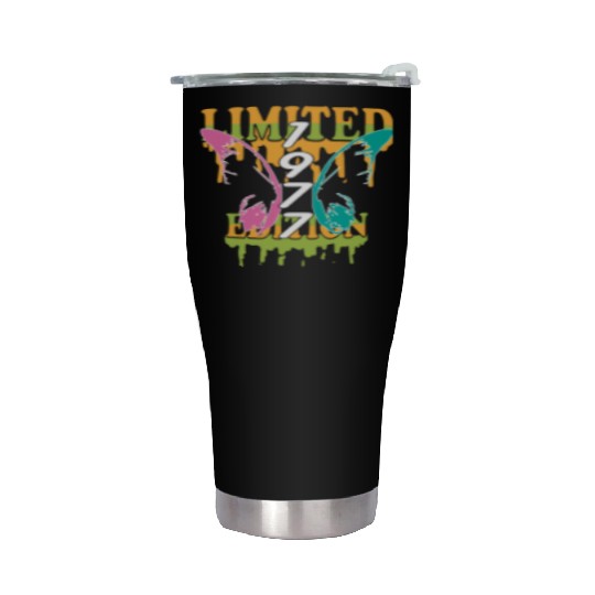 1977 Born Limited Edition Butterfly Gift Stainless Steel Tumblers