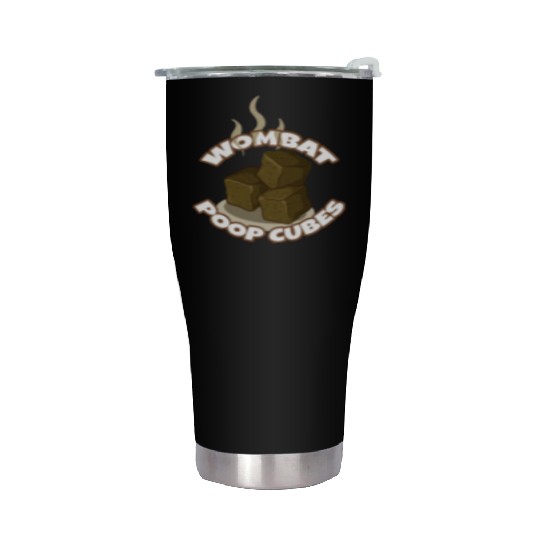 Wombat Poop Cubes Stainless Steel Tumblers
