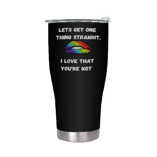 lesbian lgbtq pride valentine day 202 valentines Stainless Steel Tumblers