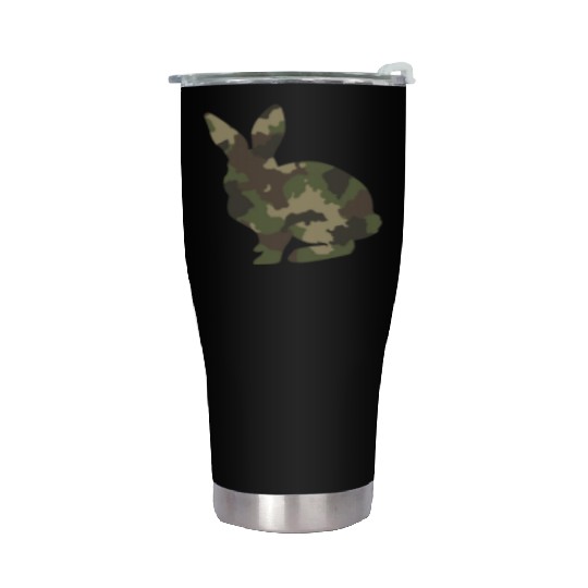 Bunny Camouflage Stainless Steel Tumblers