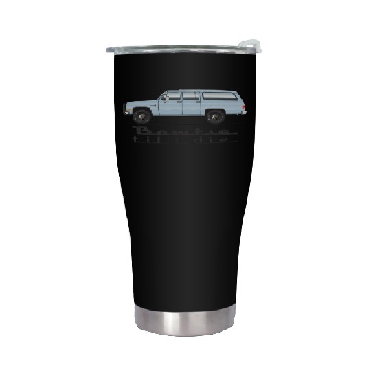 bowtie Light Blue Stainless Steel Tumblers