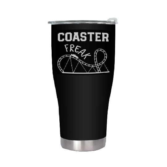 Roller Coaster freak Stainless Steel Tumblers