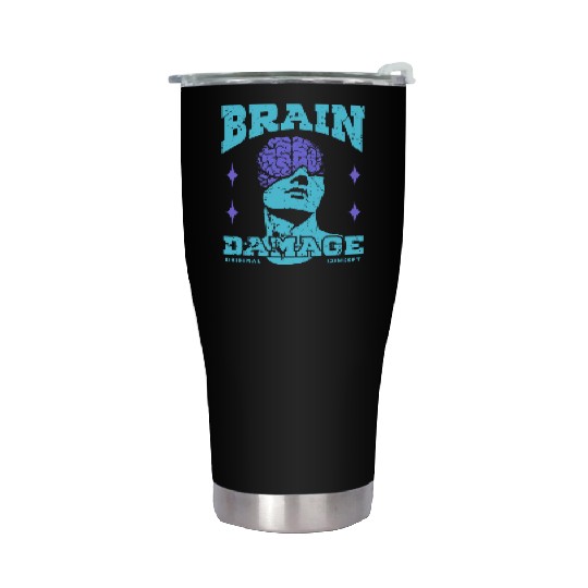 Brain Damage Streetwear Stainless Steel Tumblers