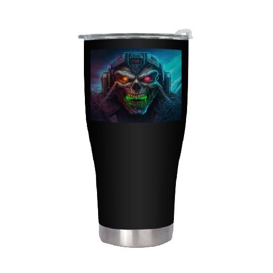 ZOMBIE IRON MAIDEN (version 8) Stainless Steel Tumblers