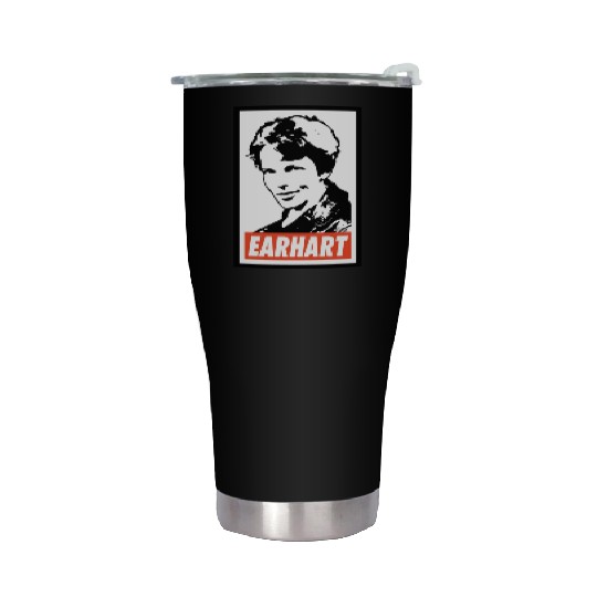 Amelia Earhart Stainless Steel Tumblers