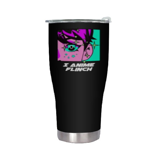 I Anime Flinch Funny Japanese Humor Japan Kawaii A Stainless Steel Tumblers